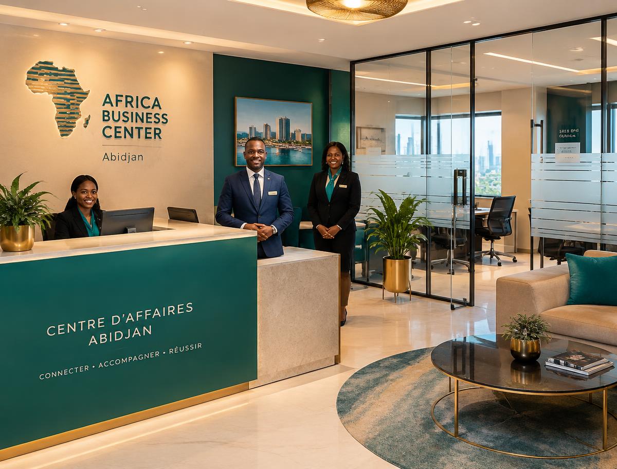 Réception du centre d'affaires YCAI à Abidjan